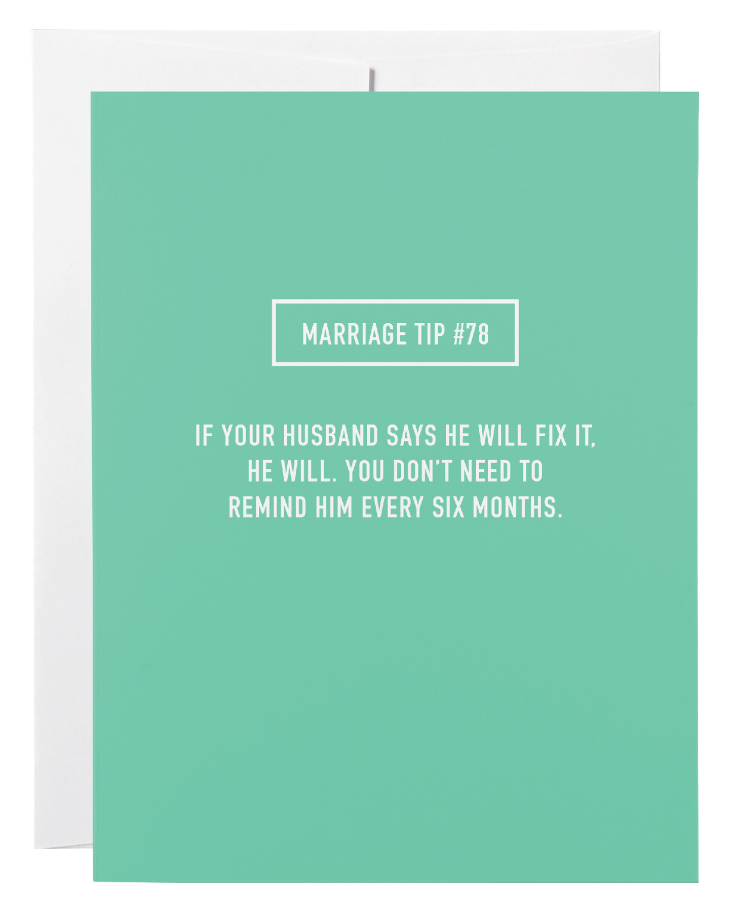 Marriage Tip 78 Card