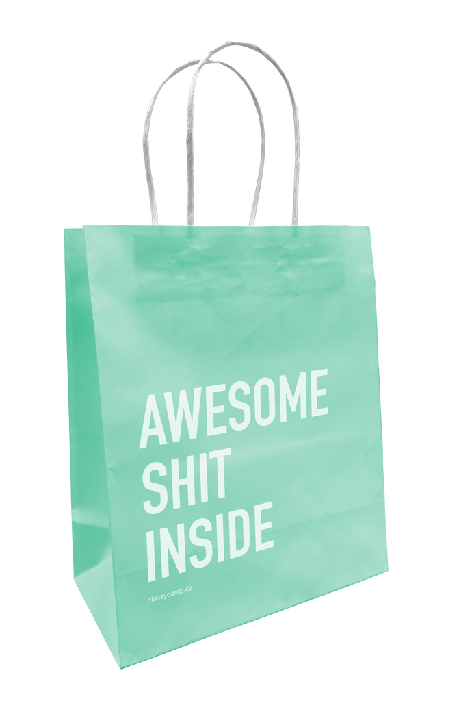 Awesome Shit Inside Paper Bag