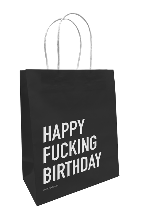 Happy Fucking Birthday Paper Bag