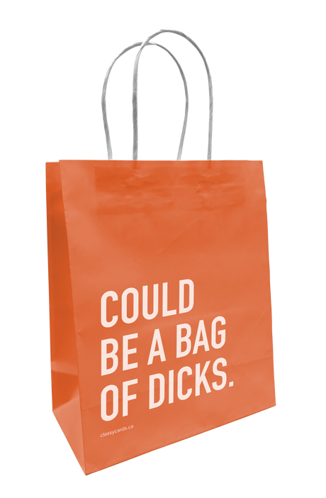 Bag of Dicks Paper Bag