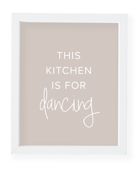 Kitchen Dancing Art Print