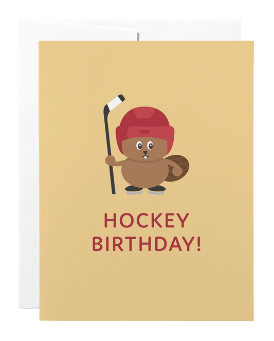 Hockey Birthday Card