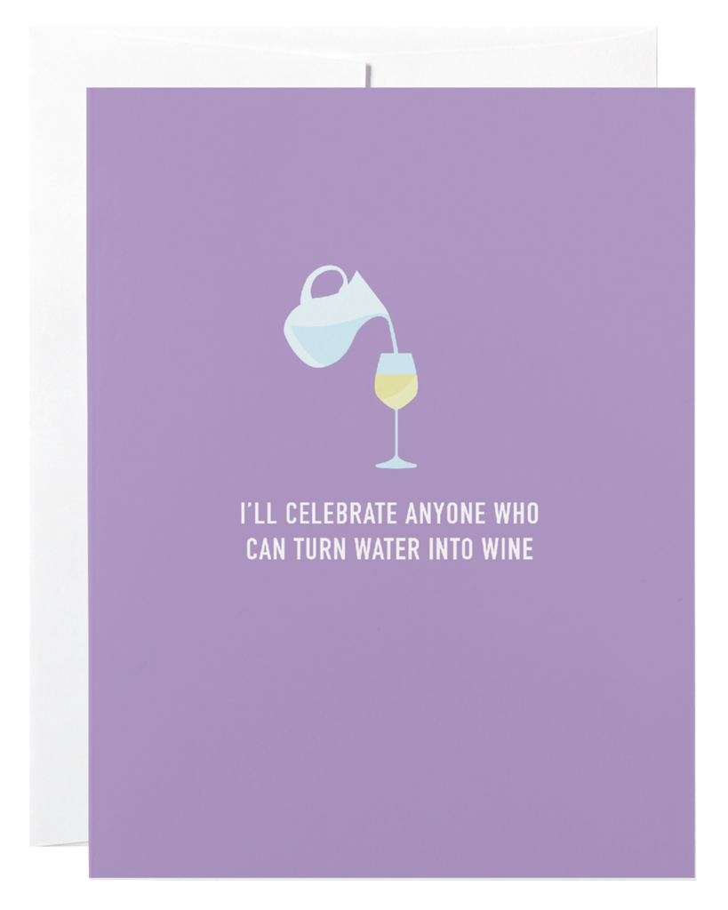 Water into Wine Card