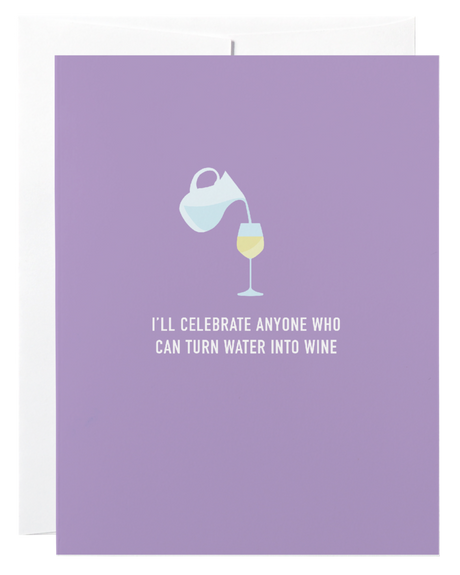 Water into Wine Card