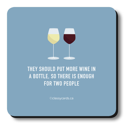 More Wine Coaster