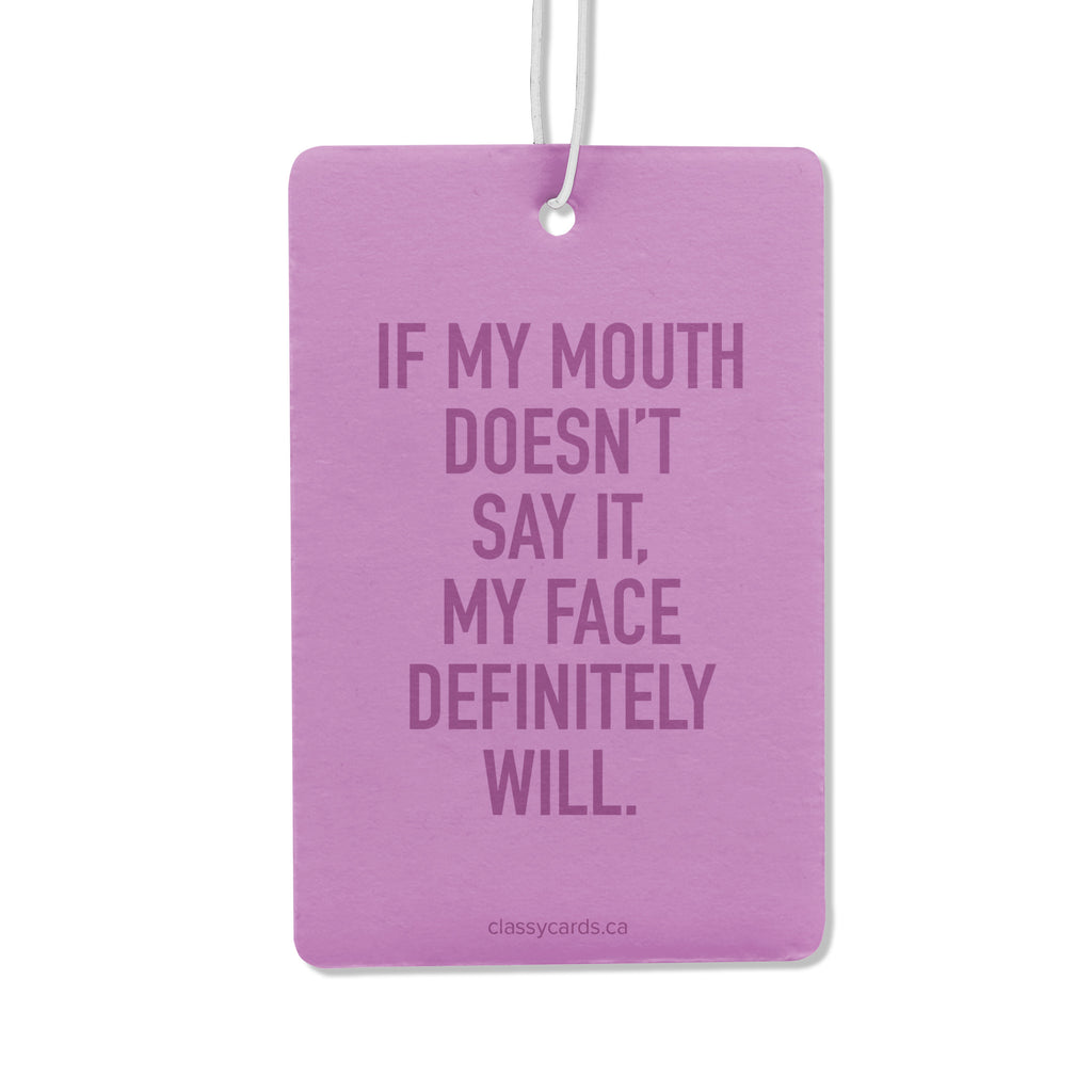 Mouth Says Air Freshener