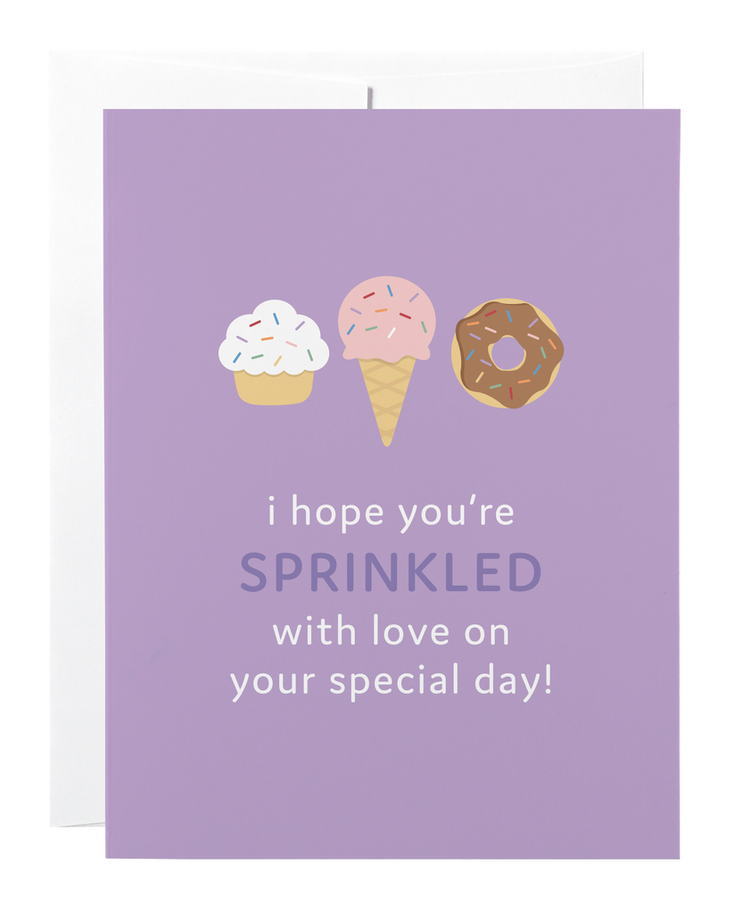 Sprinkled Birthday Card