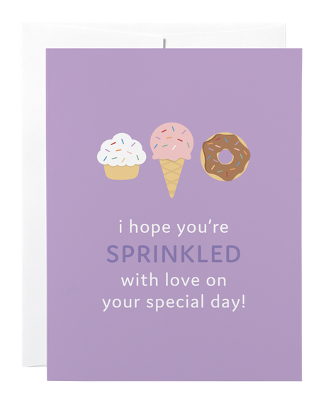 Sprinkled Birthday Card