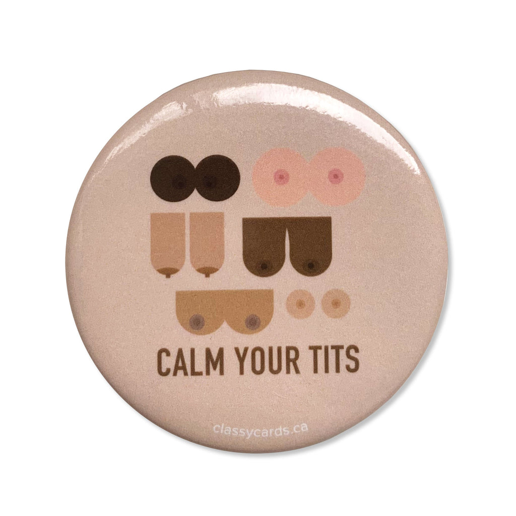 Calm Your Tits Pocket Mirror