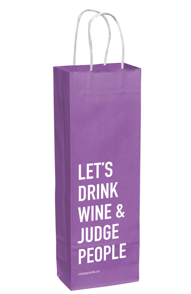 Judge People Wine Paper Bag
