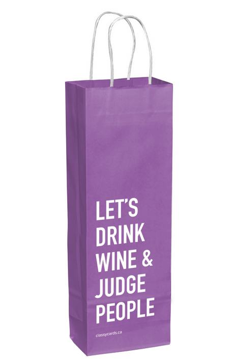 Judge People Wine Paper Bag